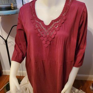 Ulla Popken 28/30 Canberry A-Line Tunic